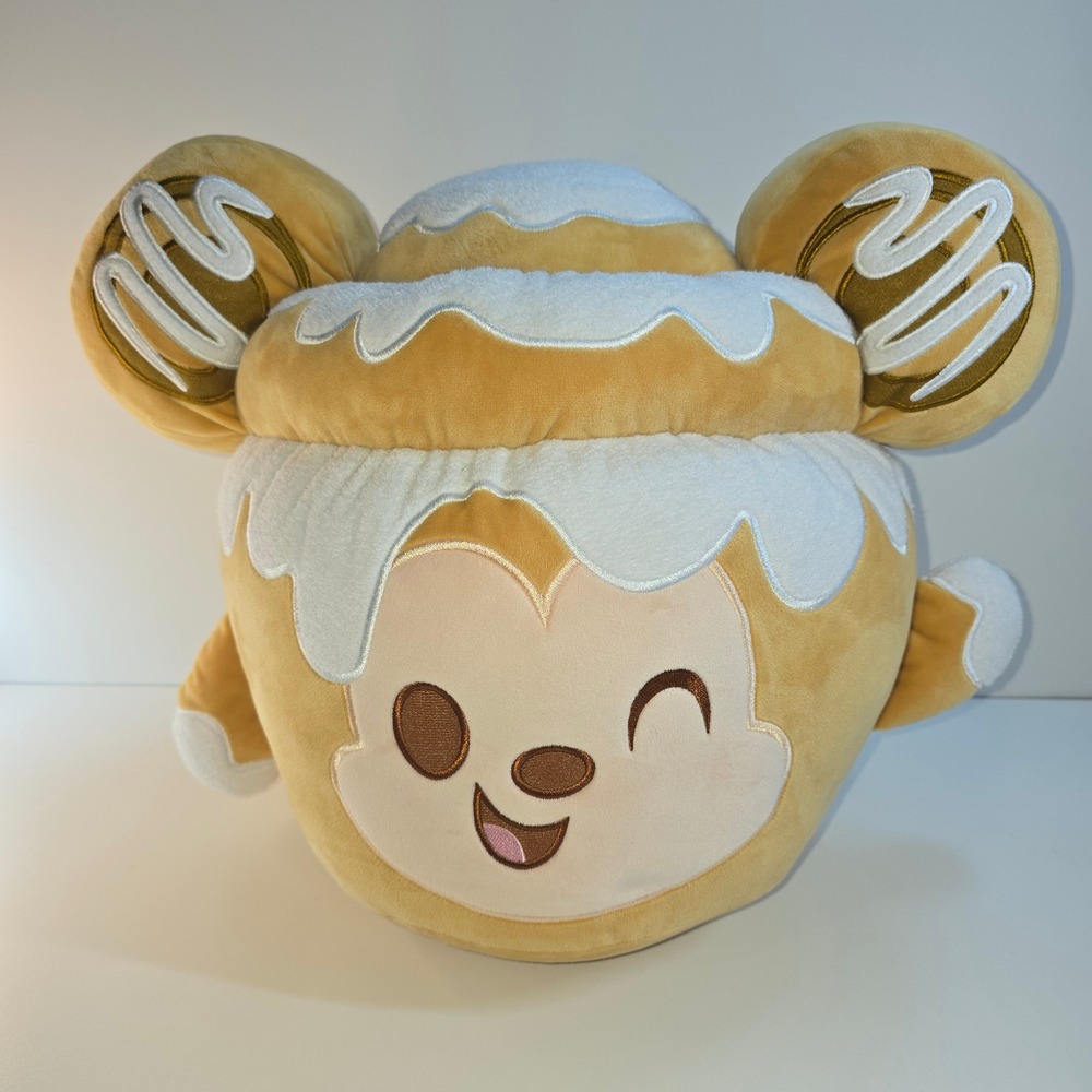 Disney Munchlings Mickey Mouse Cinnamon Bun Plush treats 14" Retired NO TUSH TAG